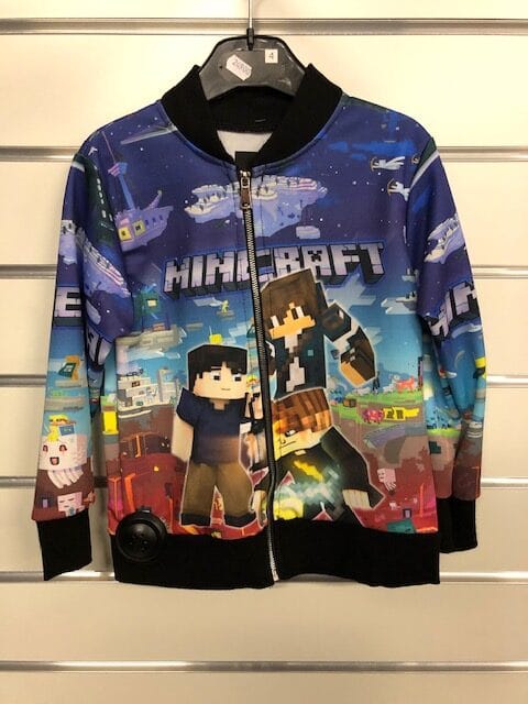 Barn Minecraft Jacka 4 12 249kr Variant 1 Obs Mat Och Utga Ifran Barnens Plagg Kramar Kristofer Resten Av Ff Ganget Fynd Och Fashion