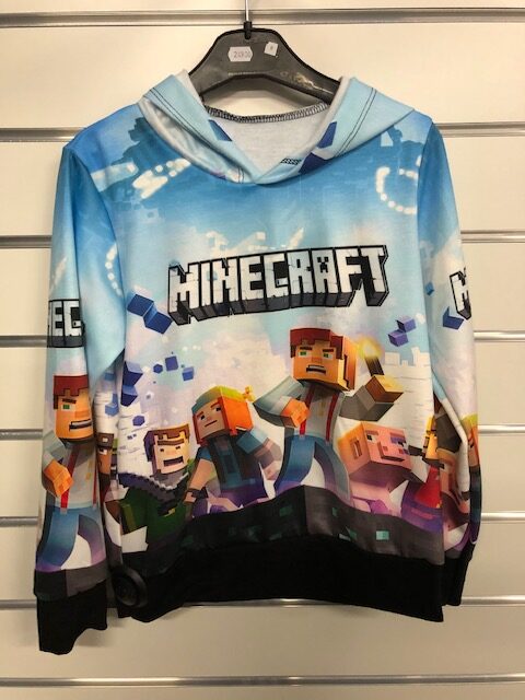 Barn Minecraft Hoodie 8 14 249kr Variant 2 Obs Mat Och Utga Ifran Barnens Plagg Kramar Kristofer Resten Av Ff Ganget Fynd Och Fashion