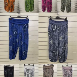 1004. Harem/Yoga byxa midja M38/40 till 2XL48/50 Onesize dam modell