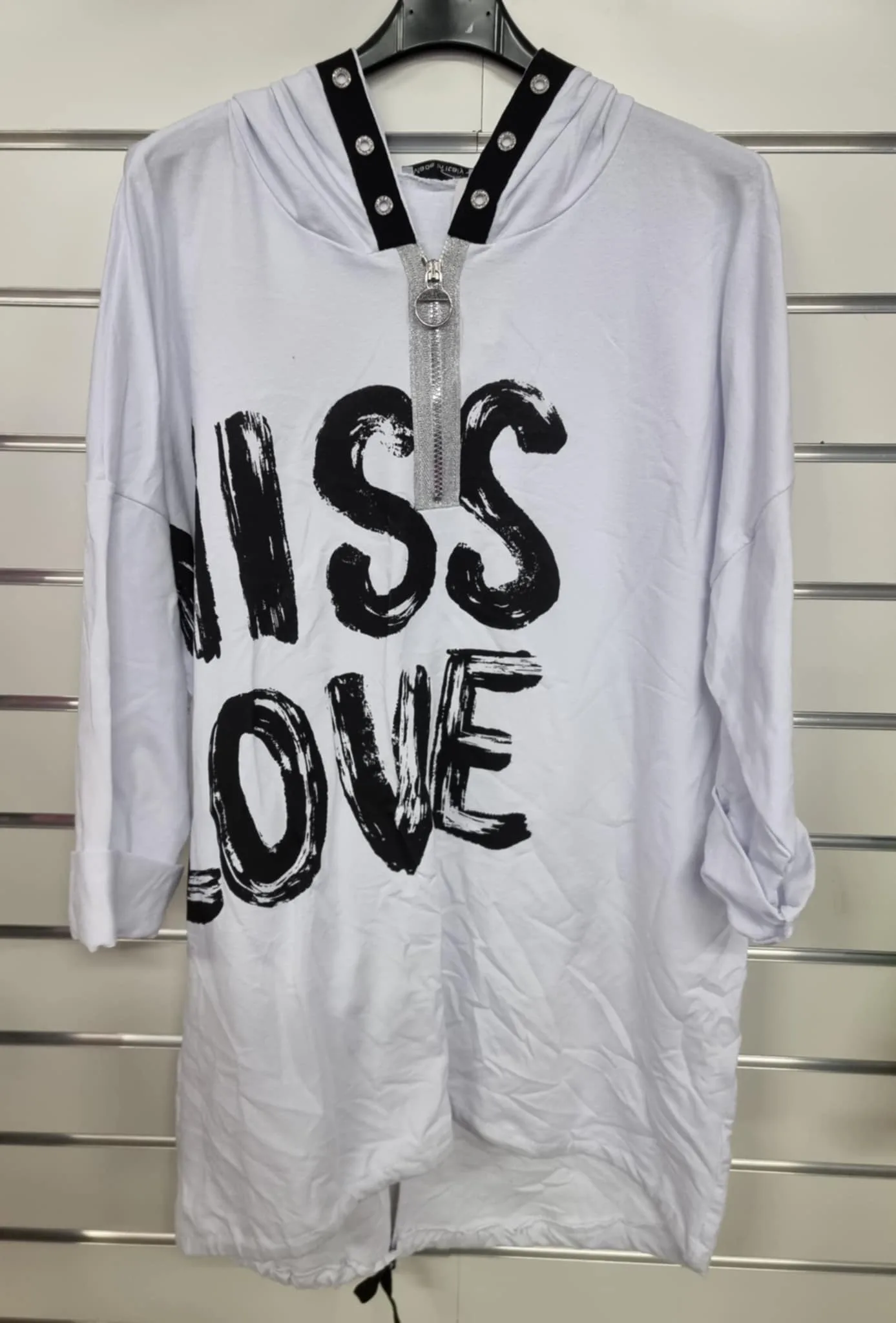 1031. DAM LUVTRÖJA MISS LOVE ONESIZE 44/46 TILL 50/52 (XL-XXL) - Bild 2
